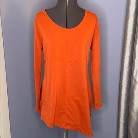 Noelle top orange high low s/m top - Picture 1 of 6